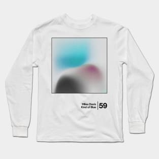 Kind of Blue / Minimalist Graphic Artwork Design Long Sleeve T-Shirt